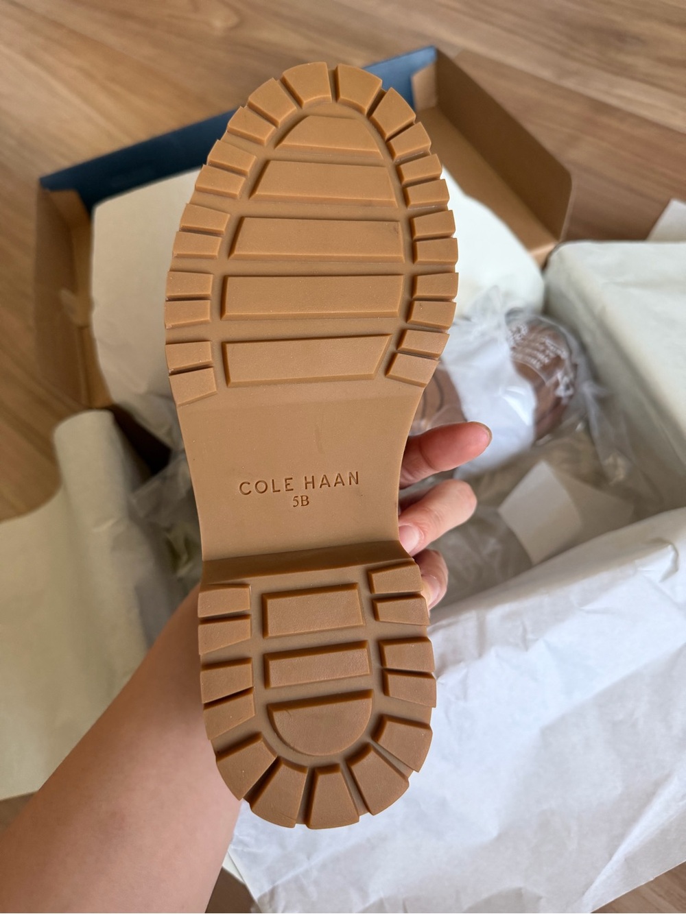 Cole Haan Tan Suede Kiltie Fringe Loafers - Picture 4 of 5